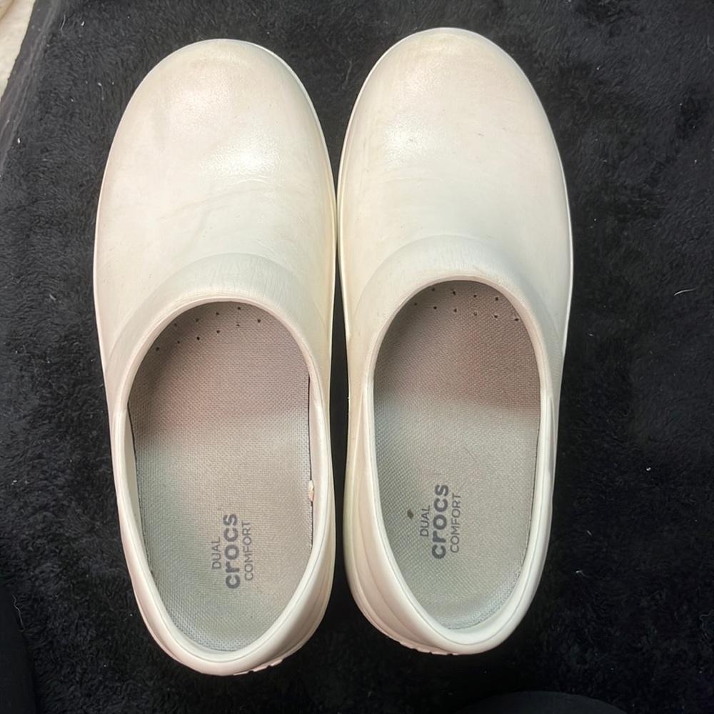 White Crocs